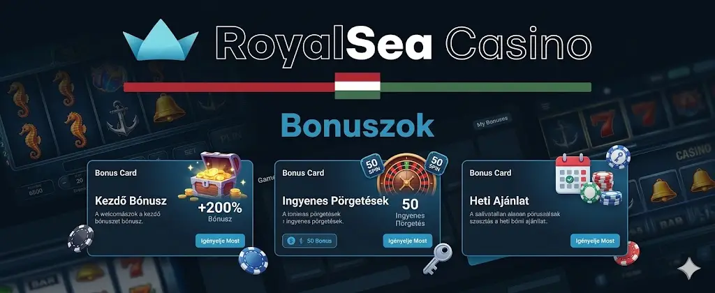 Royal Sea Casino bónuszok és promóciók 2026